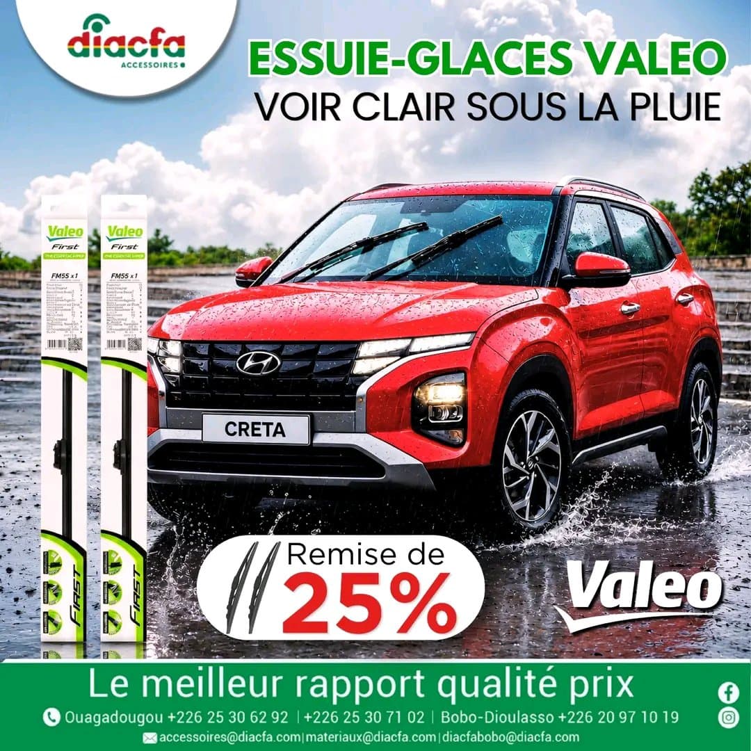 Promo Essuie-glaces VALEO