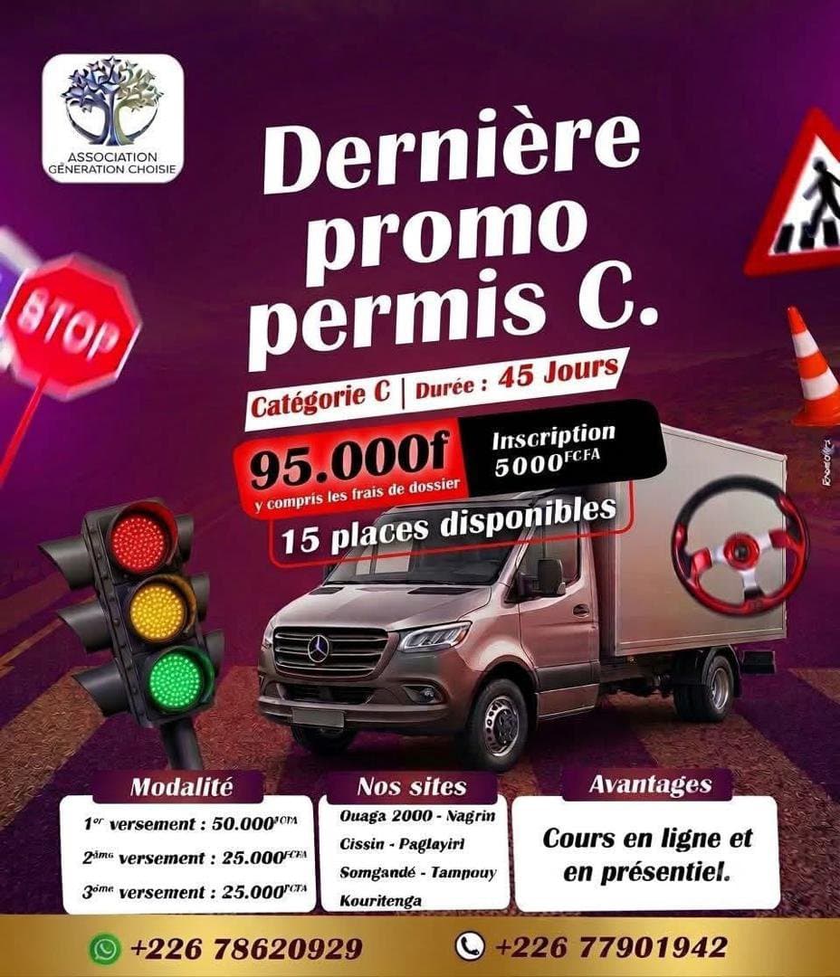 Dernière promo permis C