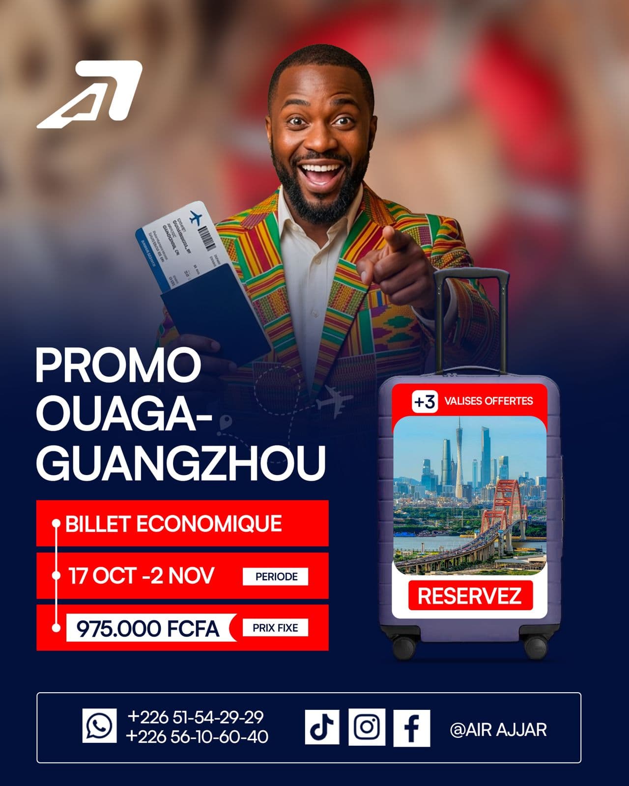 ✈️ PROMO EXCLUSIVE OUAGA ✈️ GUANGZHOU 🇨🇳