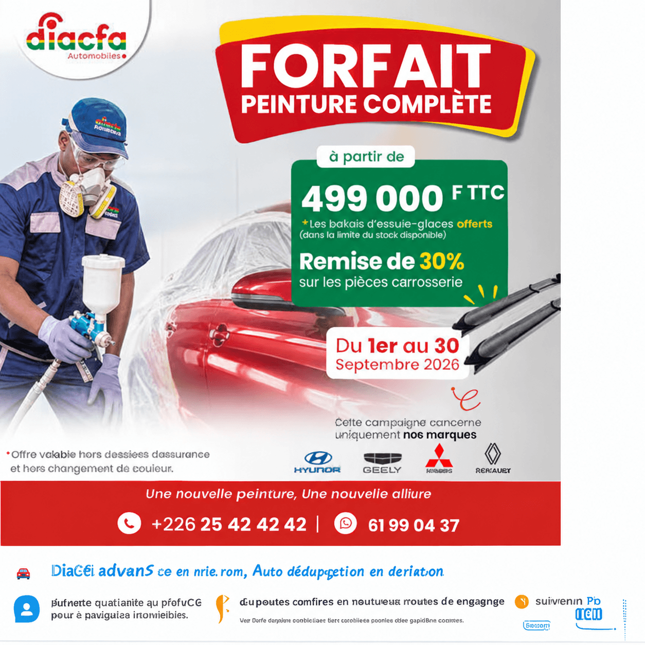 🚗✨ Une nouvelle peinture, une nouvelle allure !
