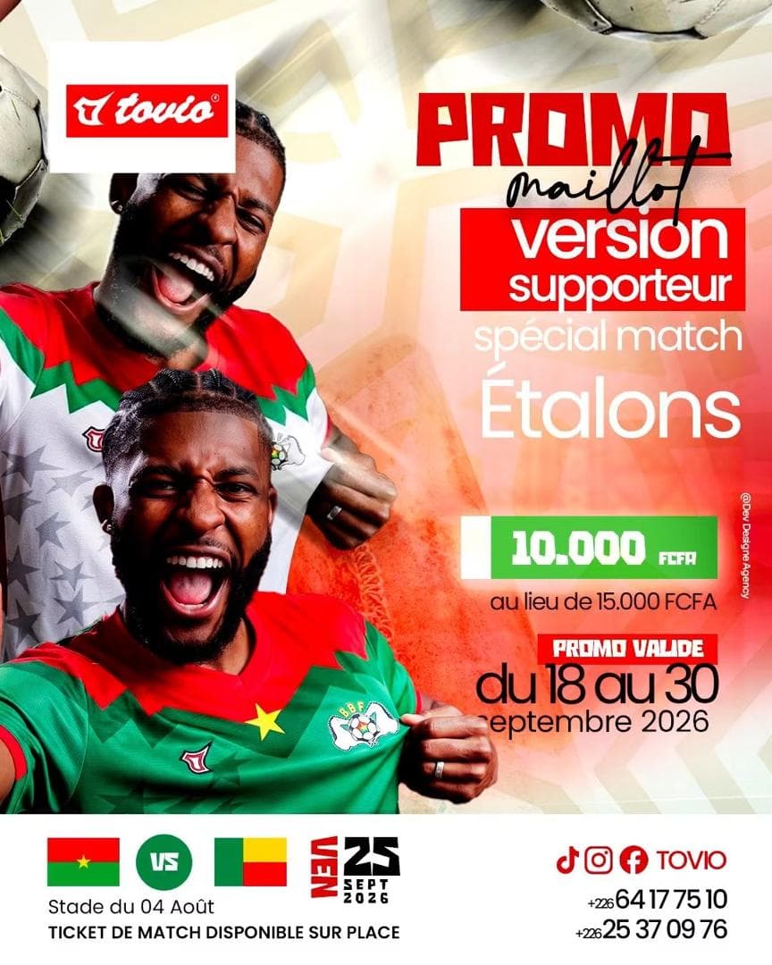🇧🇫 Supportons les Étalons ! 🔥