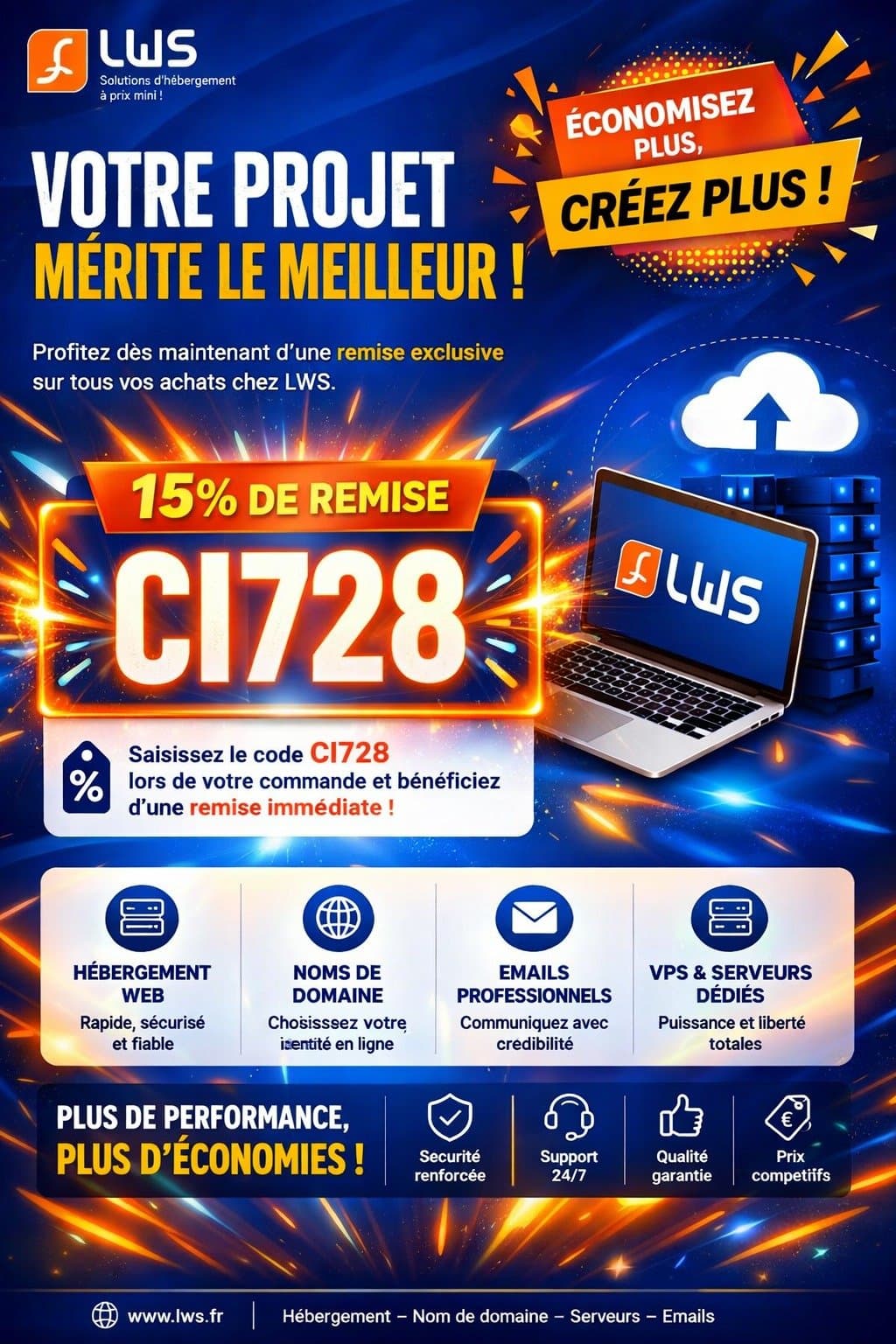 🔥 OFFRE LWS – Hébergement Web