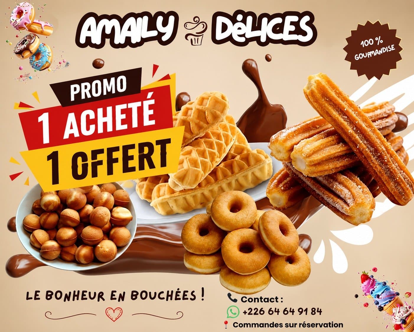 🎉 Promo 1 Acheté = 1 Offert chez Amaly Délices !