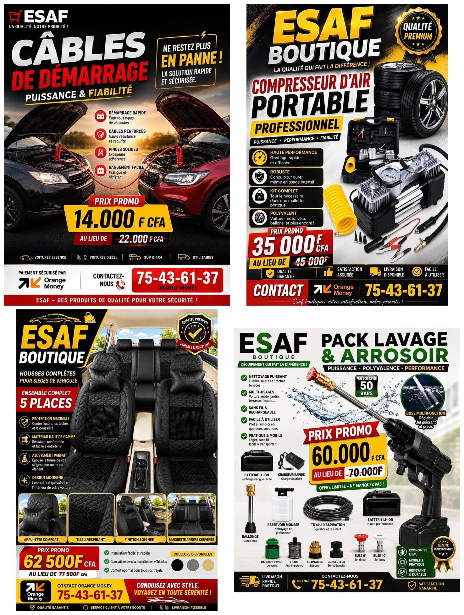 OFFRES EXCEPTIONNELLES – ESAF BOUTIQUE