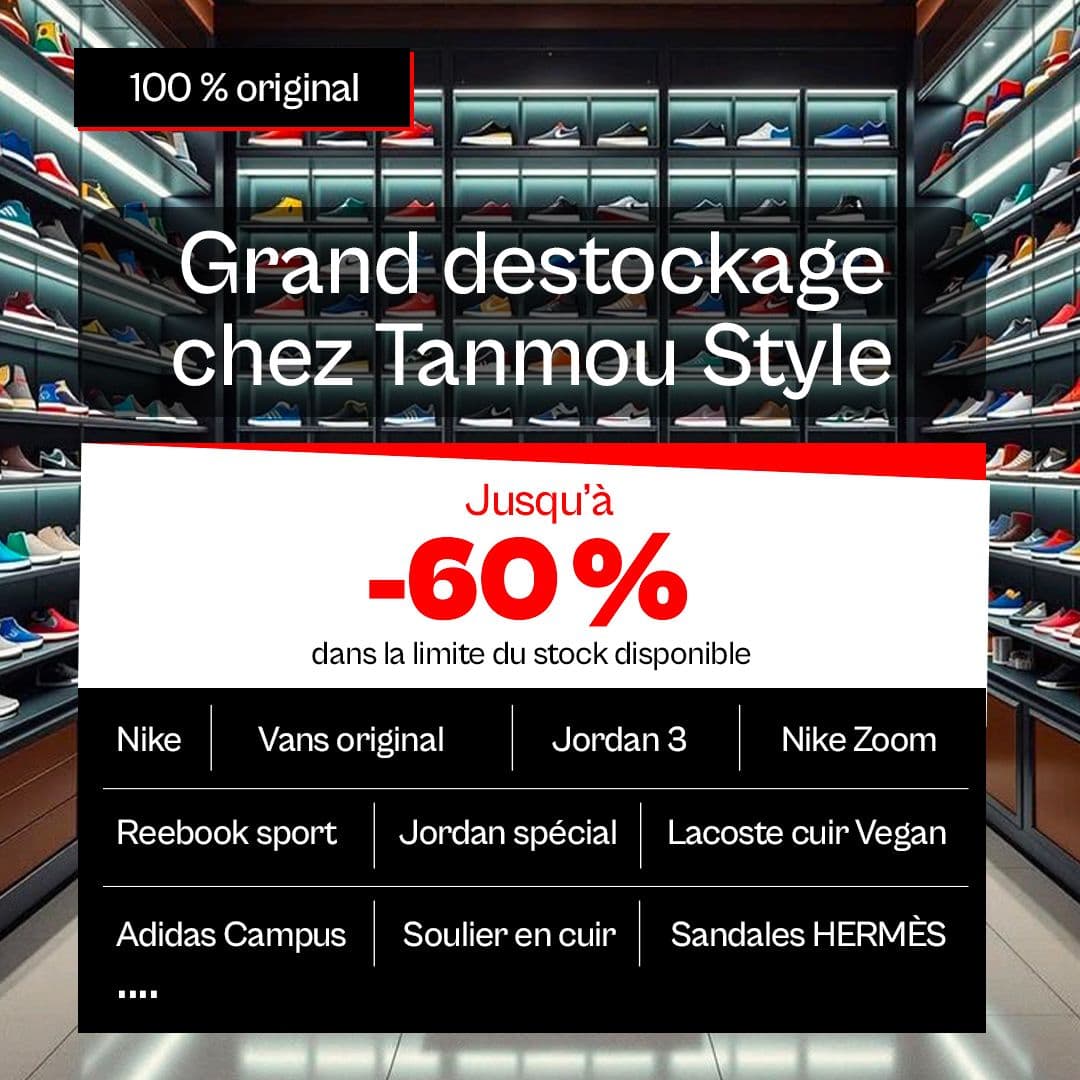 Soldes chaussures - jusqu'à -60%